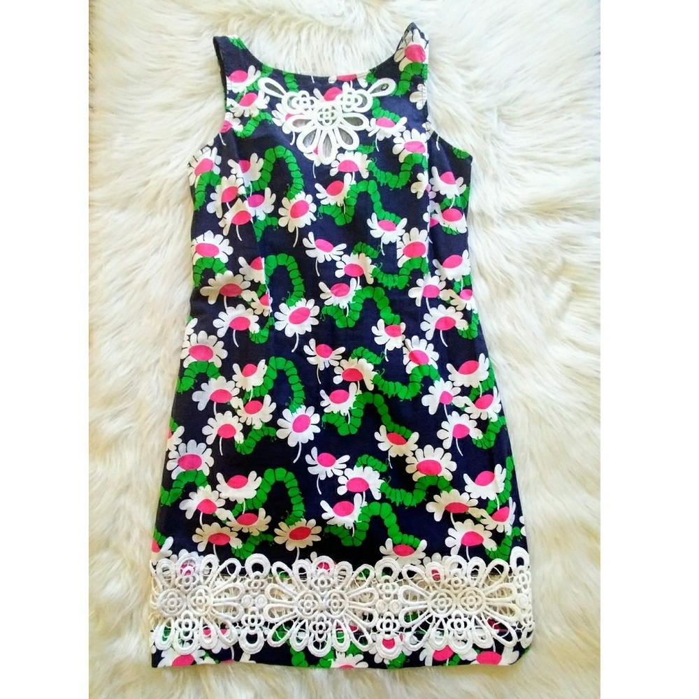 Lilly Pulitzer Mariana Dress Sz 10 Yum Yum Print - Picture 4 of 7